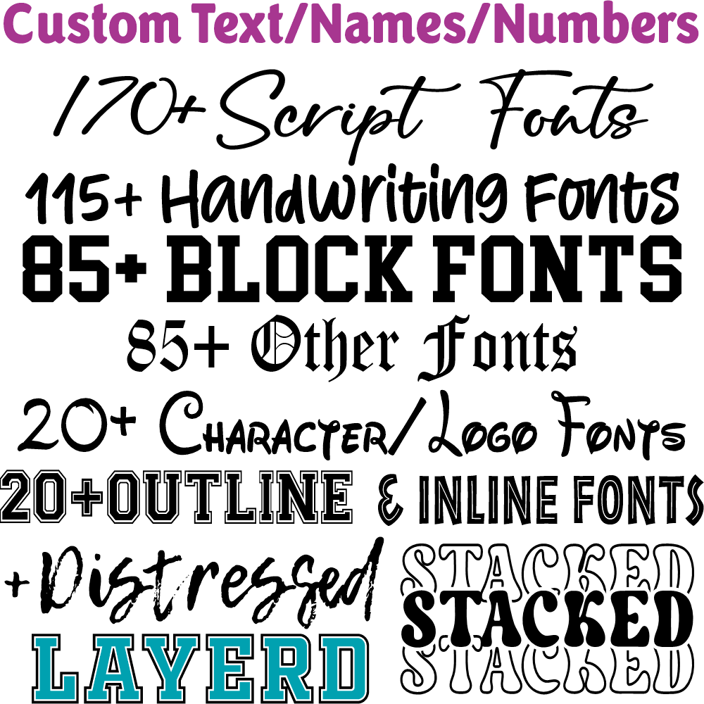 Custom Text/Names