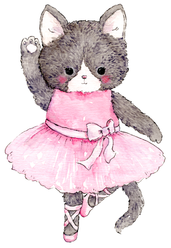 (105-1) Ballerina Animals