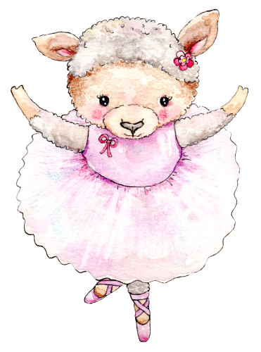 (s105-1D) Ballerina Sheep