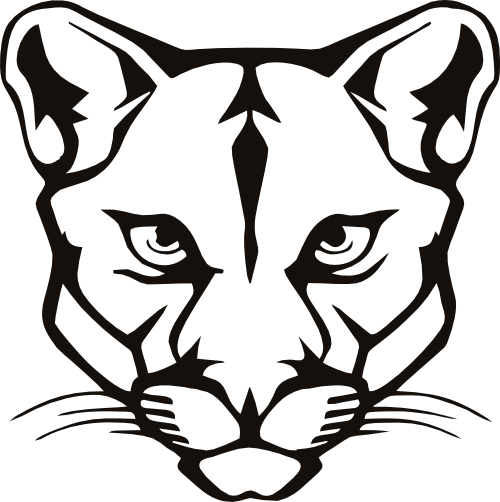 (108-N) Cougar Mascot