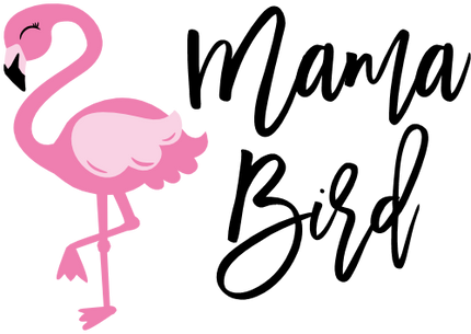(s110-3C) Watercolor Flamingo Family Custom Text
