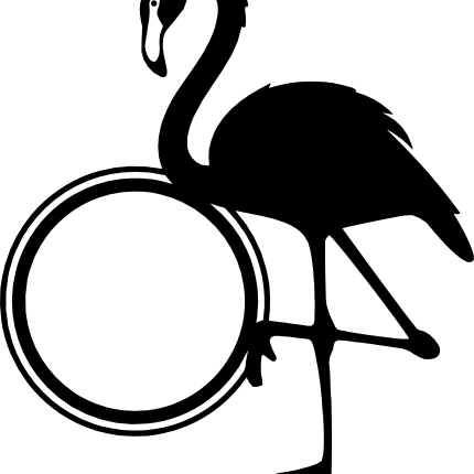 (s110-2A) Flamingo Frame