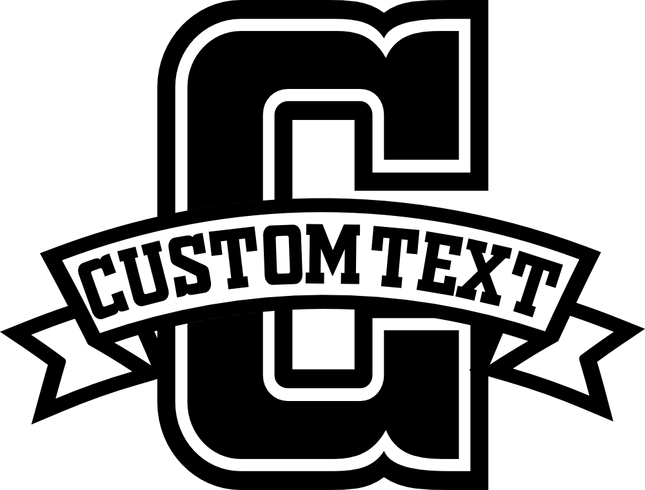 (s123-06) Letter Custom Text Name