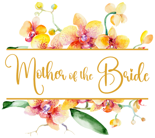 (125-02-S) Bridal Wedding Party Watercolor Orchid Custom Text