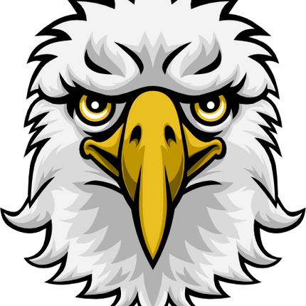 (s145-01-1C) Eagle Mascot