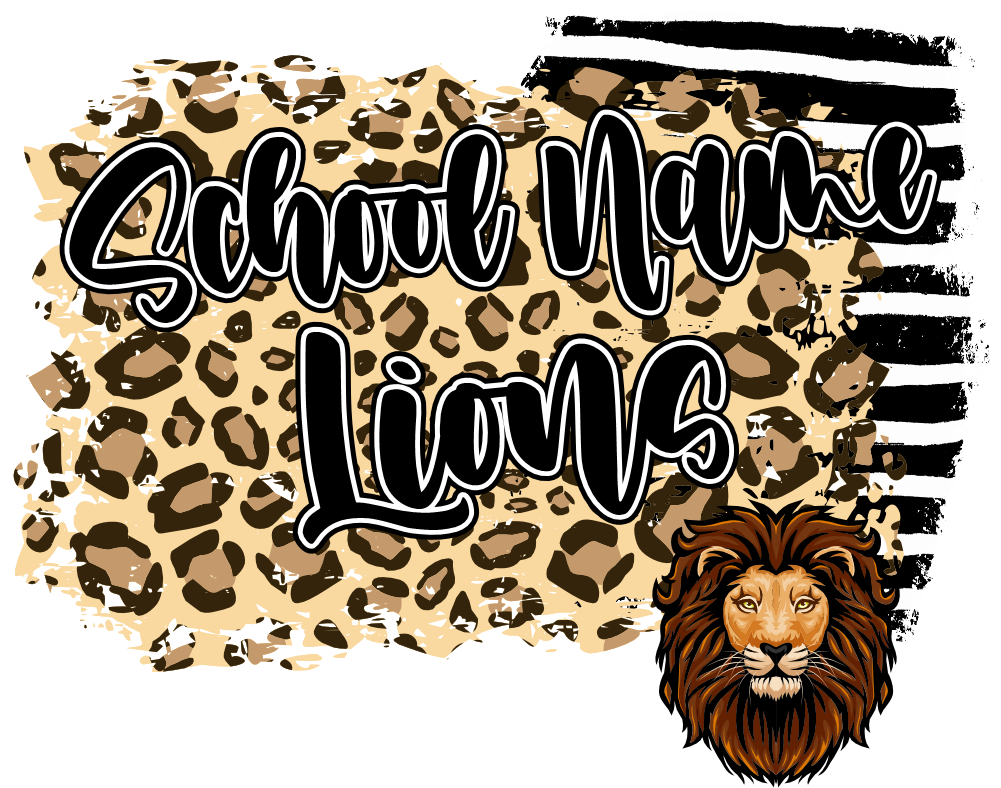 (s145-08) School Name Lions