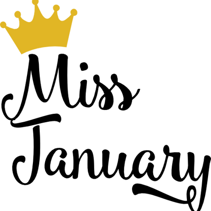 (020-04-C) Miss Month Tiara Crown All Months Available