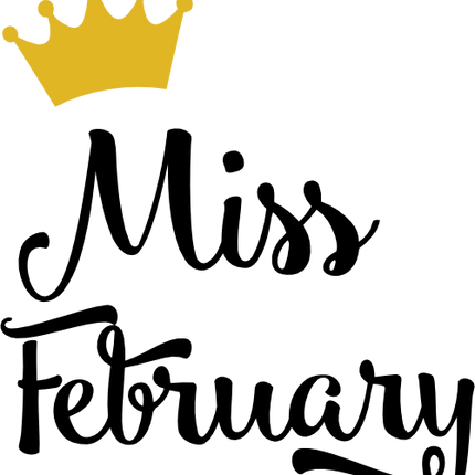 (020-04-C) Miss Month Tiara Crown All Months Available