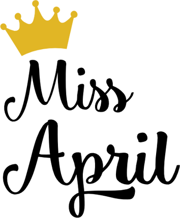 (020-04-C) Miss Month Tiara Crown All Months Available