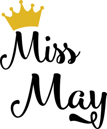 (020-04-C) Miss Month Tiara Crown All Months Available
