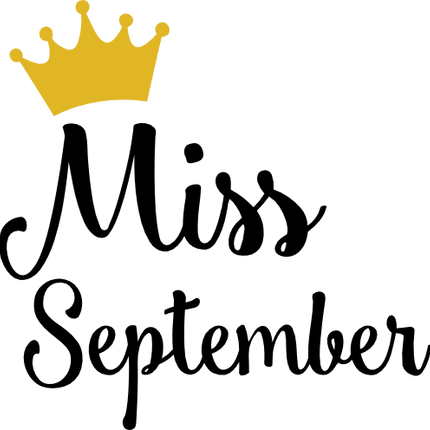 (020-04-C) Miss Month Tiara Crown All Months Available