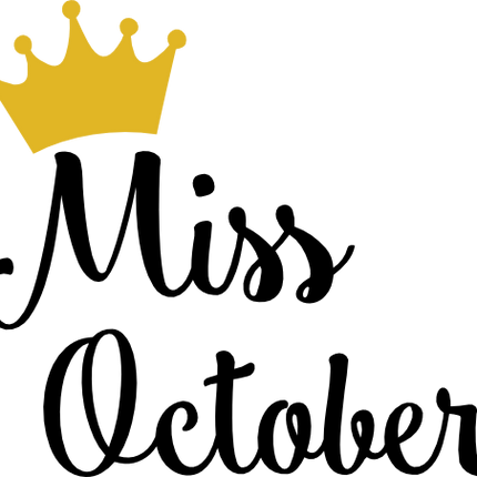 (020-04-C) Miss Month Tiara Crown All Months Available