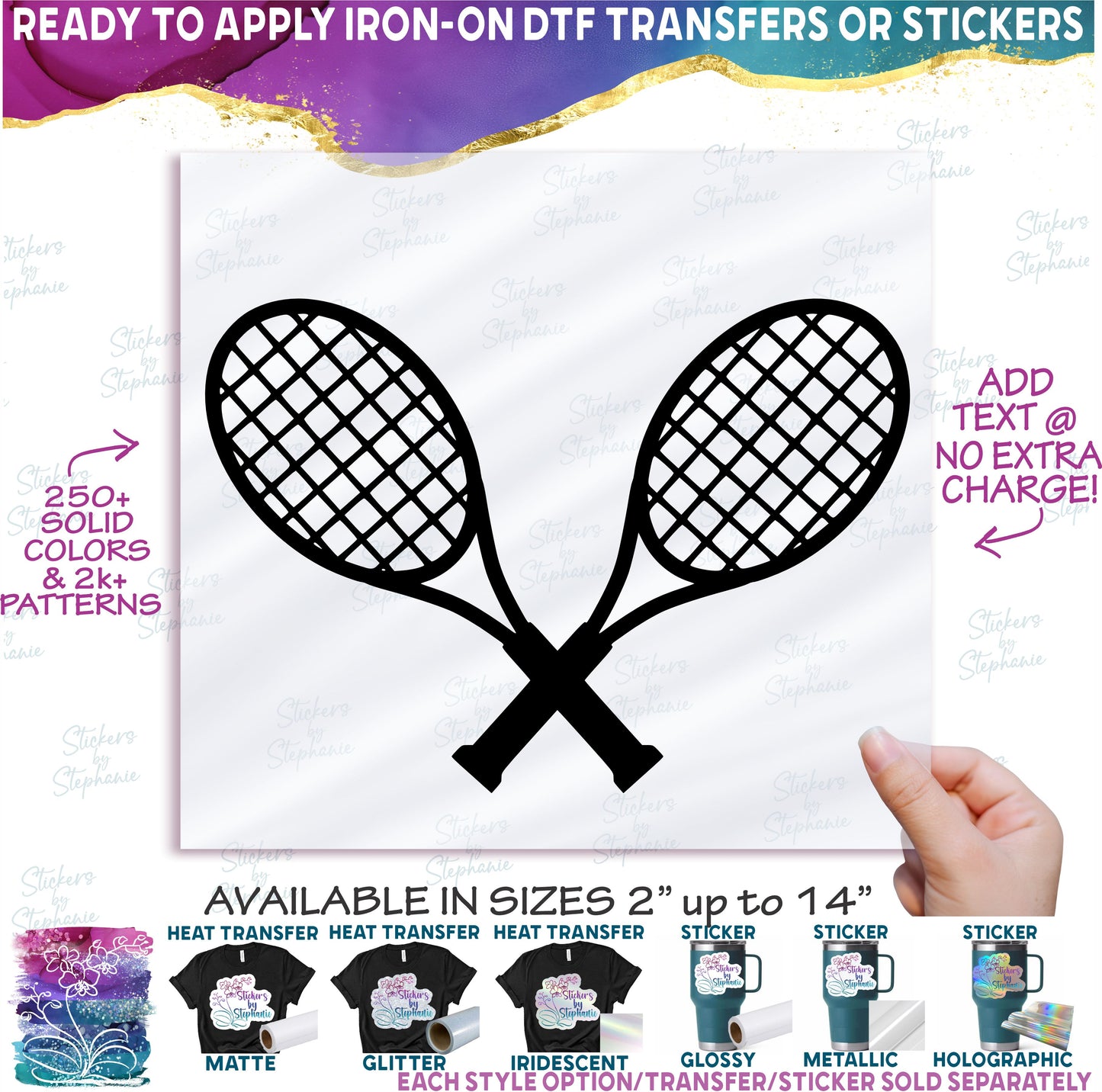 (s179-1-C) Crossed Sports Tennis Raquet