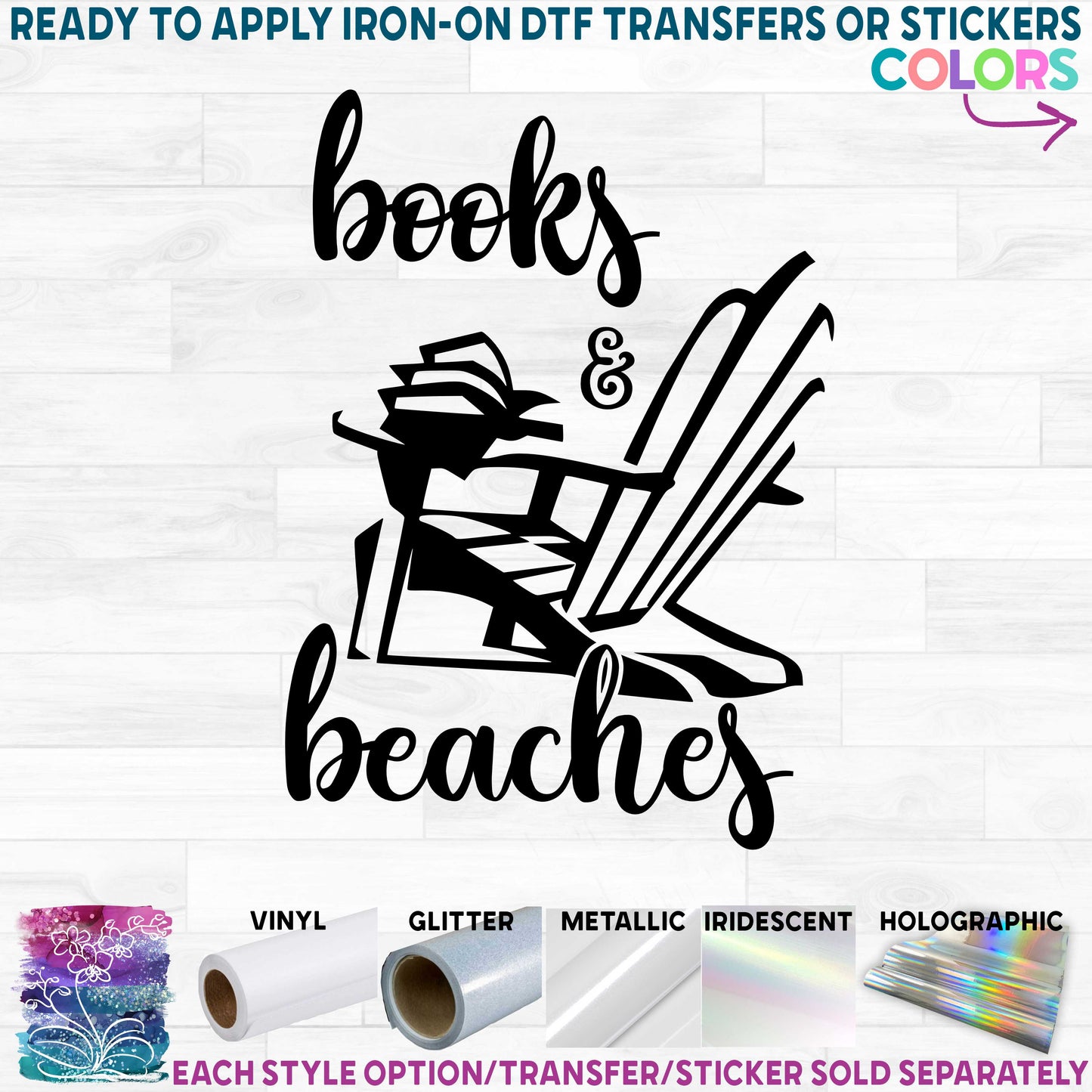 (s204-01-M) Books & Beaches