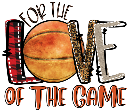 (s213-B) For the Love of the Game Basketball