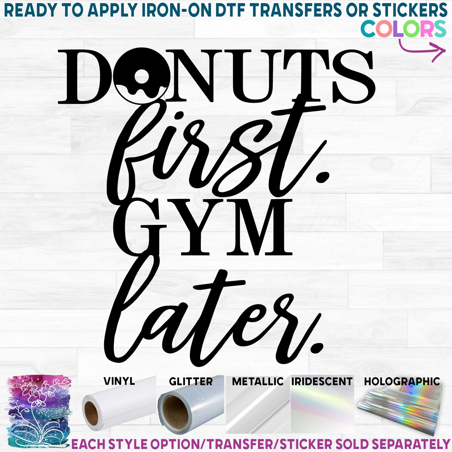 (s242-9F) Donuts First Gym Later