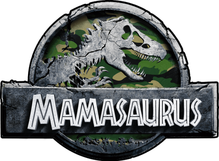 (244-07-C15-5) Camo Stone Jurassic Family Dinosaur Custom