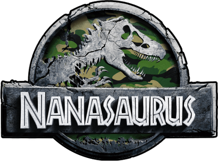 (244-07-C15-5) Camo Stone Jurassic Family Dinosaur Custom