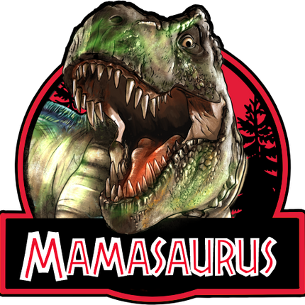 (244-07-C16) Dinosaur T Rex Tyrannosaurus Family Custom Text