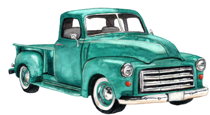(260-1-A) Vintage Truck