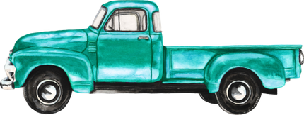 (260-1-B) Vintage Truck