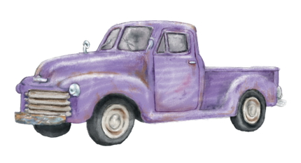 (260-3) Vintage Truck