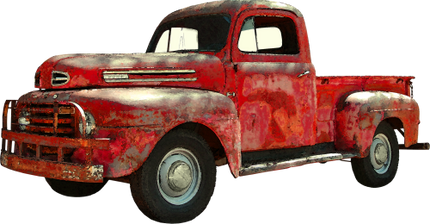 (260-4) Vintage Truck