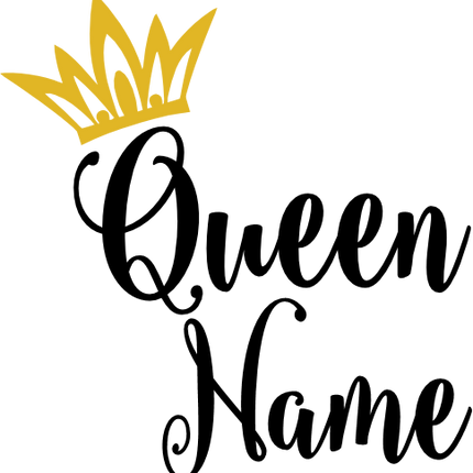 (266-05-D) Princess Prince Queen King Tiara Custom Name