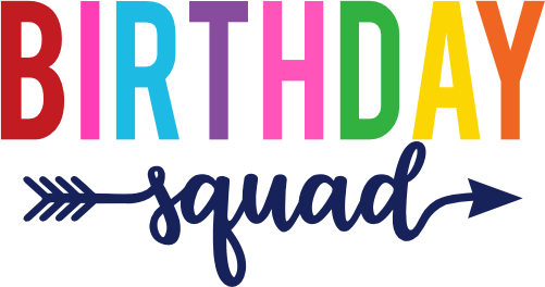 (s280) Birthday Squad Rainbow