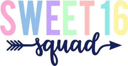 (280) Sweet 16 Squad Rainbow