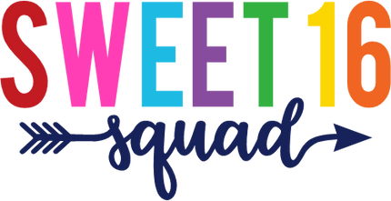 (280) Sweet 16 Squad Rainbow