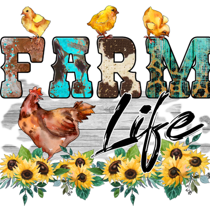 (s003-17D) Farm Life Chickens