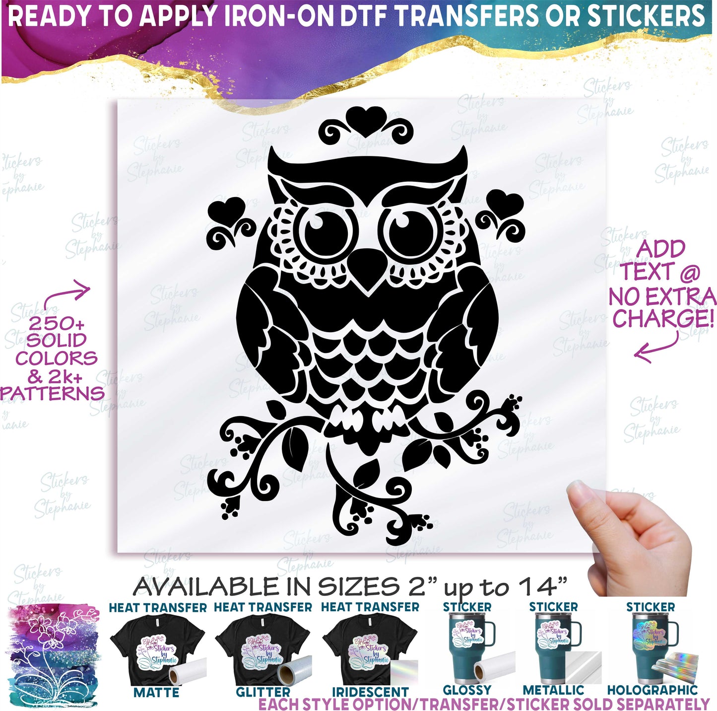 (s031-P) Cute Owl