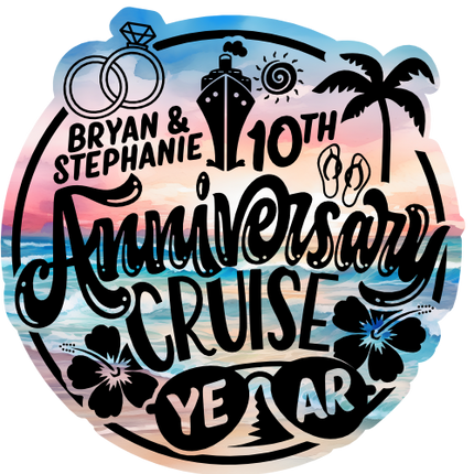 (329-02-1X) Anniversary Cruise Year Add Optional Names