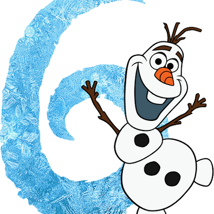 (351-D10-4A) Olaf Frozen Numbers