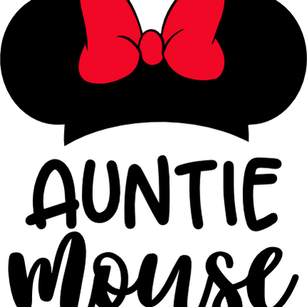 (351-D4-01) Minnie Mouse Ear Hat Family Custom Text