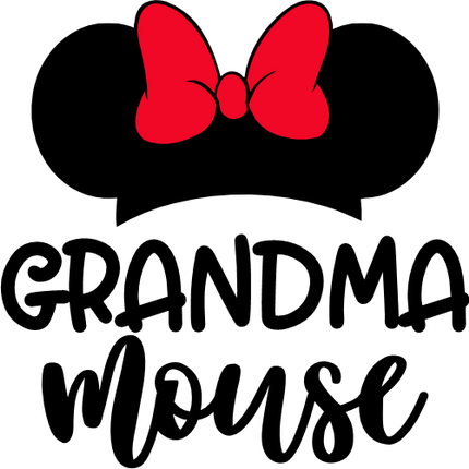 (351-D4-01) Minnie Mouse Ear Hat Family Custom Text