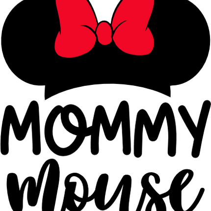 (351-D4-01) Minnie Mouse Ear Hat Family Custom Text