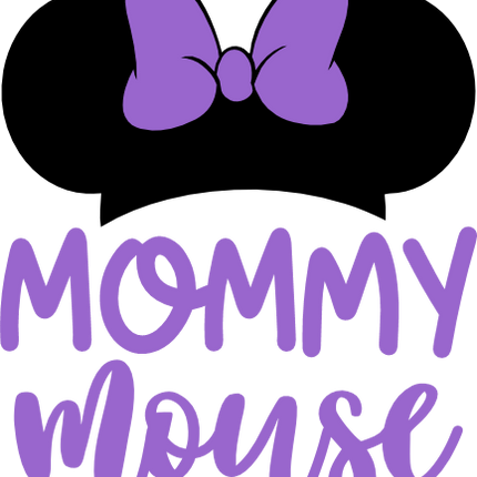 (351-D4-01) Minnie Mouse Ear Hat Family Custom Text