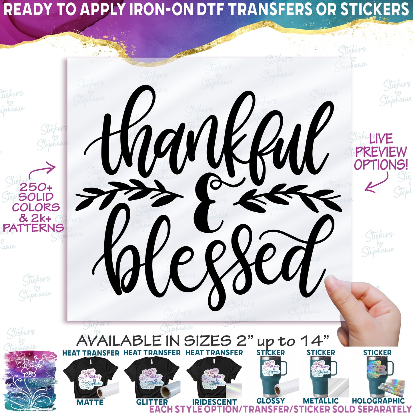 (s354-2C) Thankful & Blessed