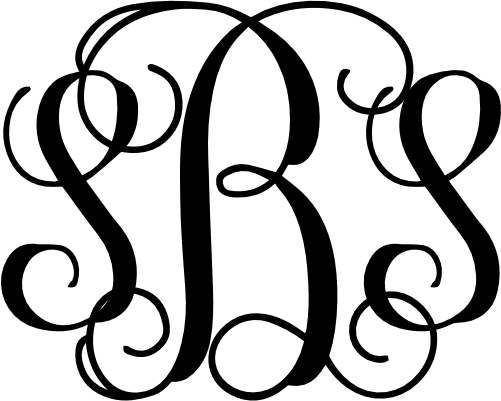 (s035-2) Vine2 Monogram