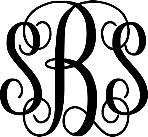(s035-5) Vine5 Monogram