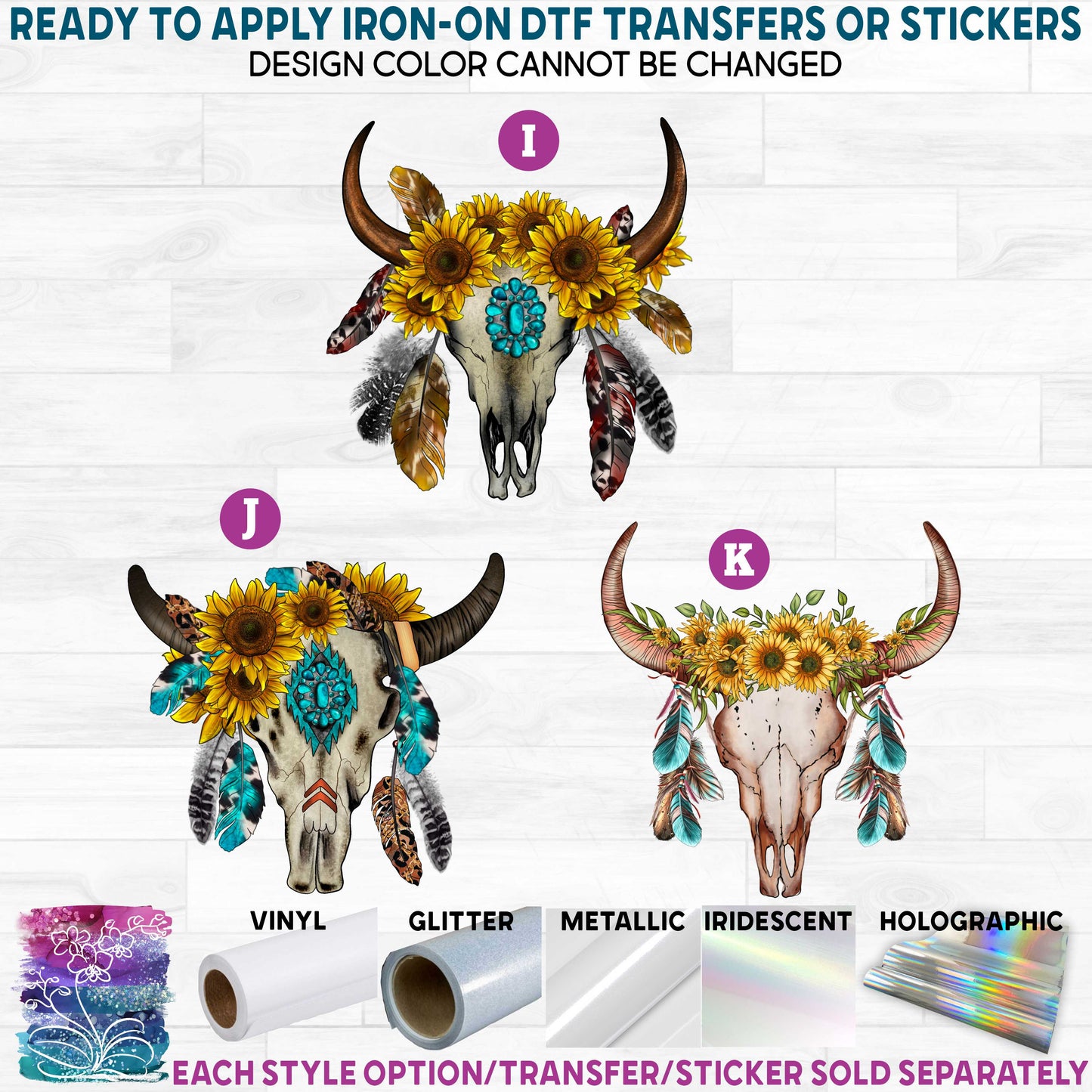 (s036-3) Rodeo Cowboy Add Name Text Glitter or Vinyl Iron-On Transfer or Sticker
