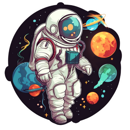(369-04-1O) Astronaut Galaxy Space