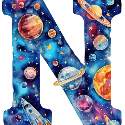(369-07) Space Galaxy Numbers Age