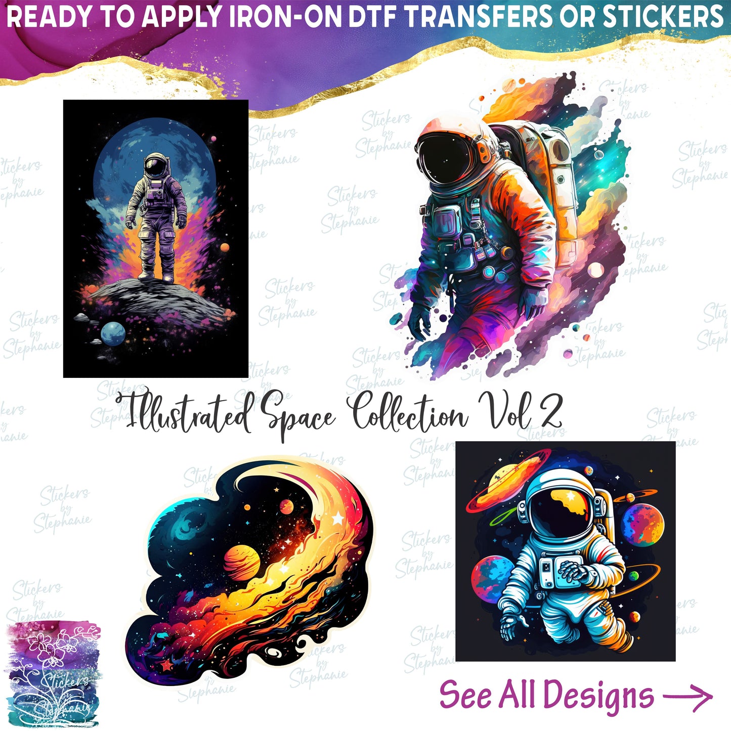 (s369-4) Astronaut Galaxy Space Collection Vol 2 21 Style Options