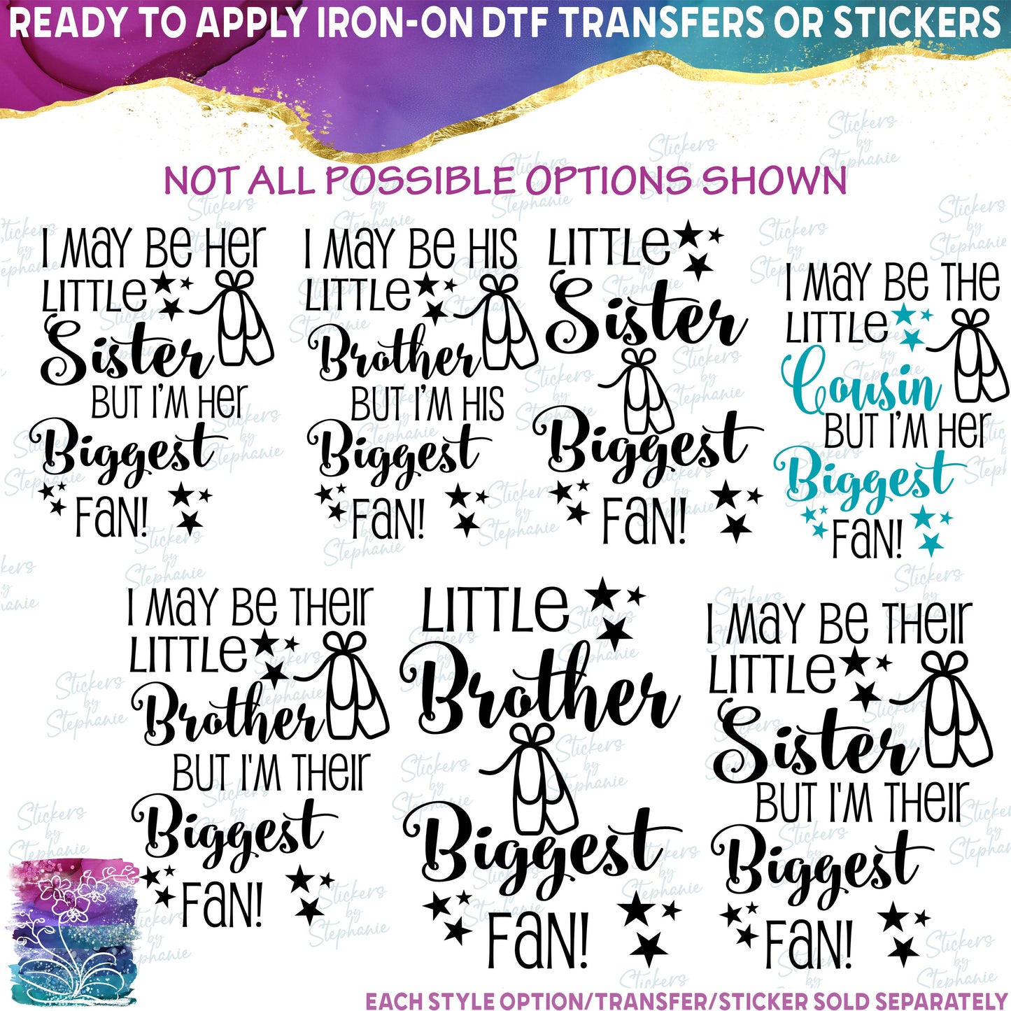 (s371-1A) Biggest Fan Ballet Custom Text