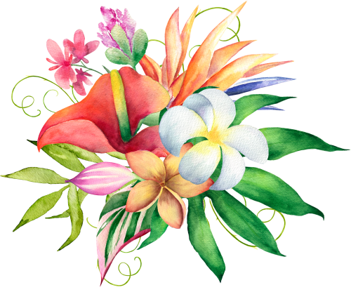 (407-02) Tropical Flowers