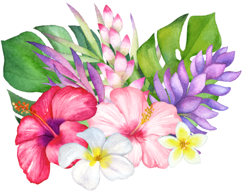 (407-02) Tropical Flowers