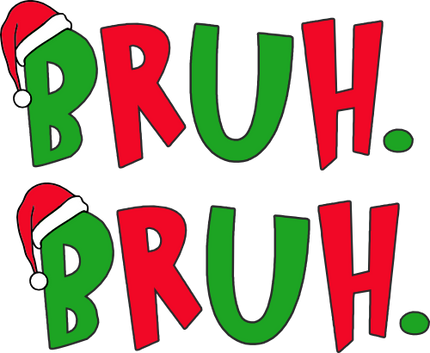(417-01-B) Bruh set of 2